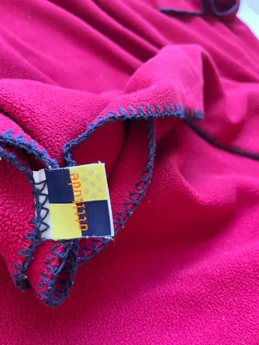 Edredão casal vermelho fleece