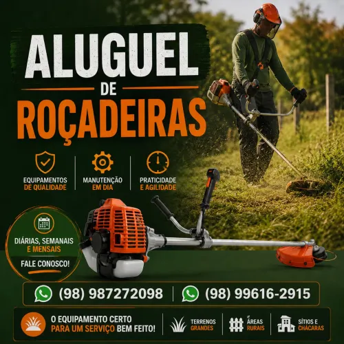 Aluguel de roçadeira 