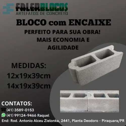 Bloco com Encaixe