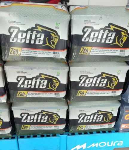 bat. Zetta 60 ah 18 meses de garantia 