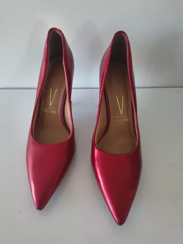 Sapato Scarpin Vermelho Vizzano