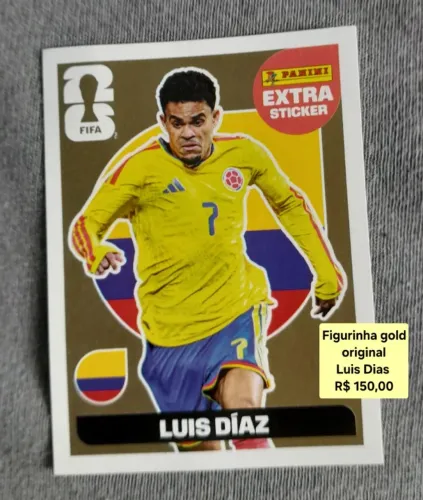 Figurinha copa 2026 legend Luis Dias gold