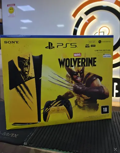 PS5 Versão Wolverine Novo Lacrado Nacional, Garantia, Loja Física, Parcelamos, Entregamos