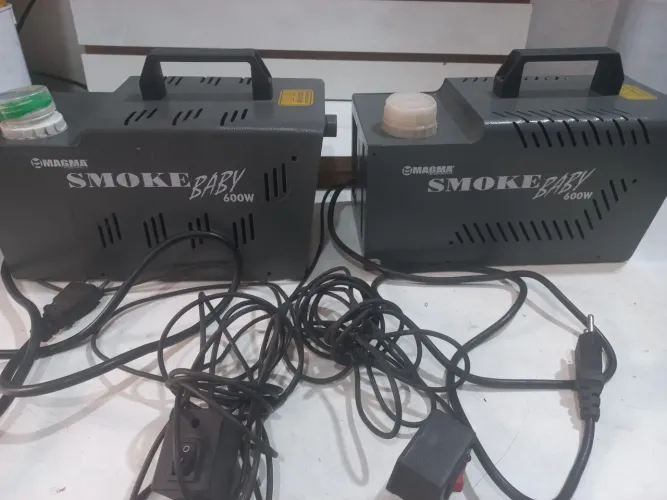 2 máquina de fumaça Smoker baby 600w antigo