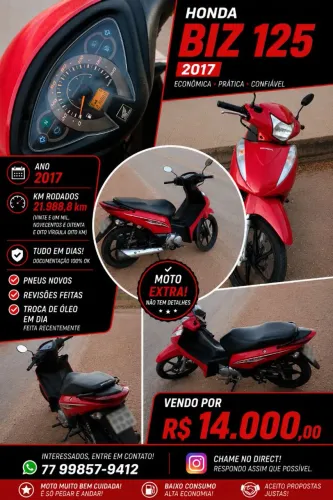 Honda Biz 125, 2017