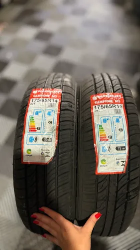 Par (02) pneus 175/65R14 Magnum Tires