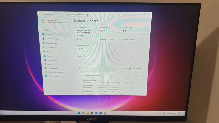 Lenovo 3i Gaming - Troco por MacBook