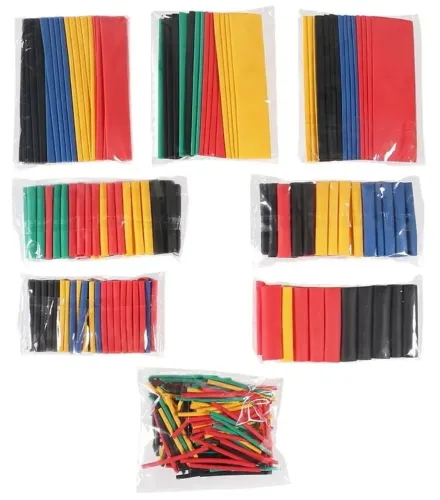 Kit 328 Peças Espaguete Tubo Termo Retrátil Isolante Colorido