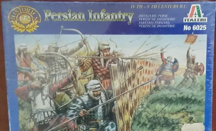 Figuras - Infantaria Persa - Séculos: V - IV A.C. - Caixa Lacrada.