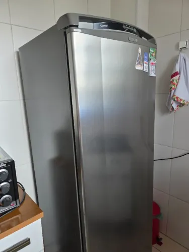Geladeira Consul Frost Free 337 Litros porta Inox 