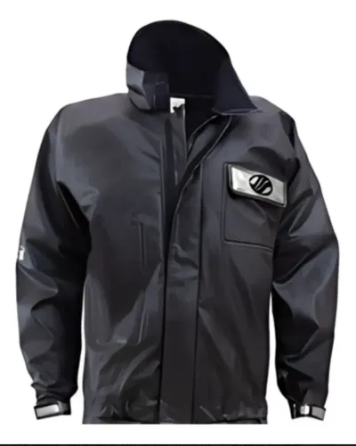 Blusão Jaqueta Alba Moto Pvc Capa Chuva Roupa Blusa Europa Preto GG