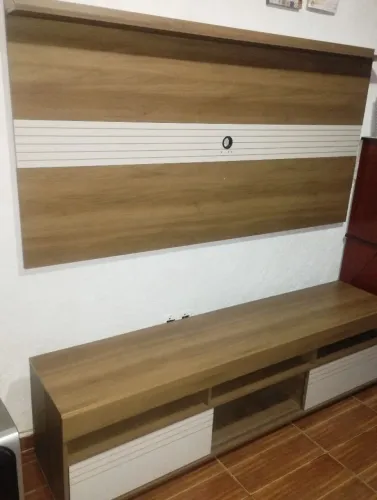 Rack com painel para Tv de até 65 polegadas
