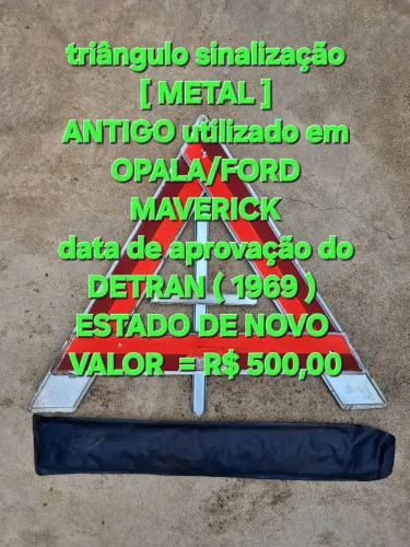 Triângulo ? sinalização antigo