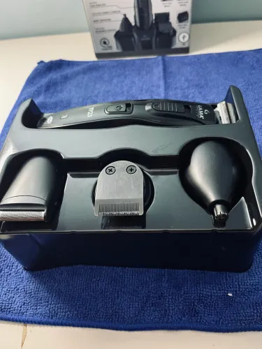 Aparador de pelos GA.MA T923 Black titanium 9 em 1