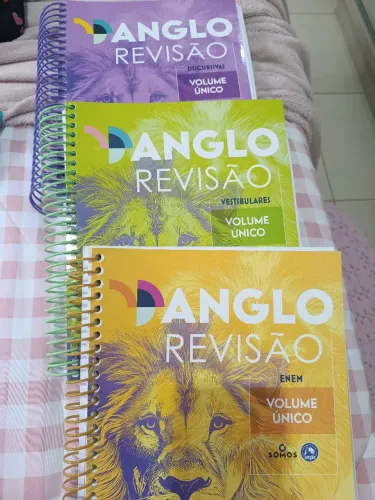 Kit livros de revisão de vestibular Anglo Revisão