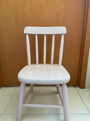 Cadeira infantil rosa