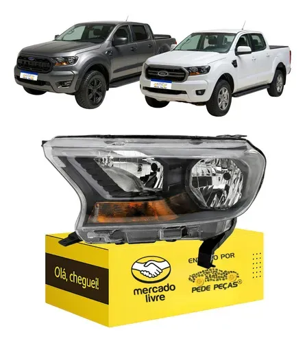 Farol Ranger 2017 18 19 2020 2021 2022 2023 Xls Xl Storm L.e Esquerdo/motorista