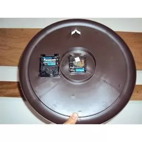 Relógio Parede Preto Canto dos Pássaros Brasileiros Herweg 6658 26CM