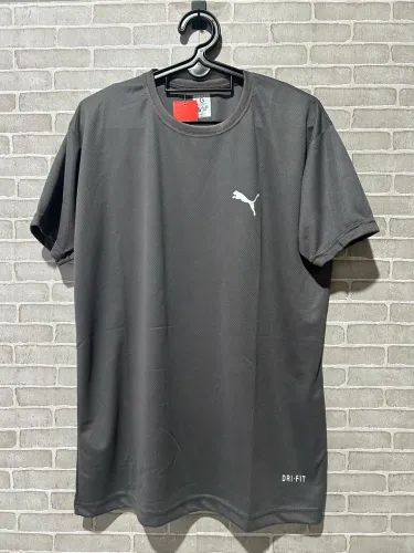 Camisa puma dry fit cinza