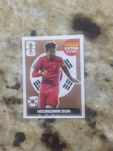 Figurinha rara Legend Extra Sticker Bronze Heungmin Son Original