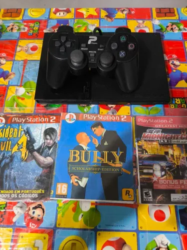 PlayStation 2 slim desbloqueado lendo 100%