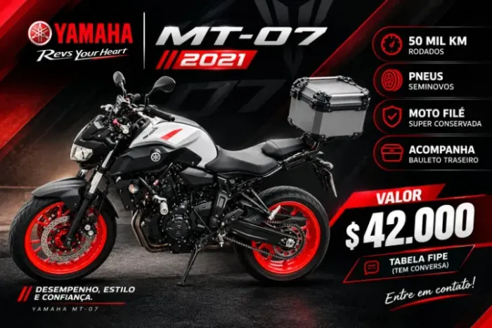 Yamaha MT-07/MT-07 ABS 689cc 2021