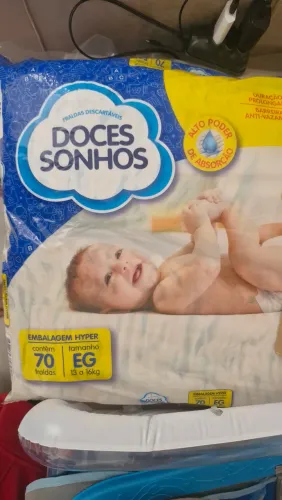 Fralda EG doces sonhos
