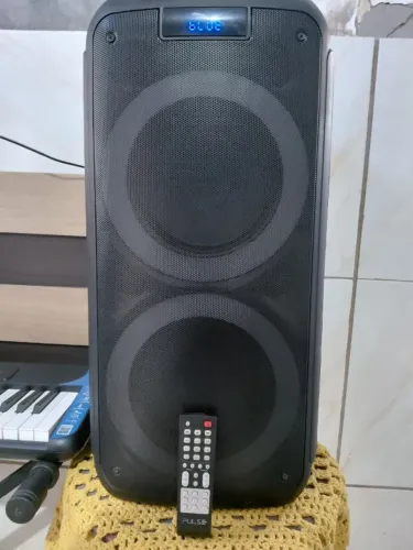 Caixa Amplificada Pulse SP359 PULSEBOX 1.000W, Bluetooth, Controle.