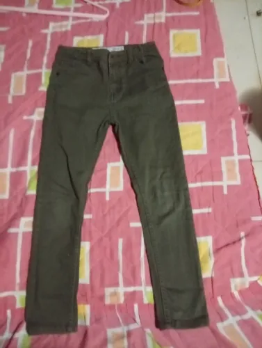 Calça jeans verde folha tam.7