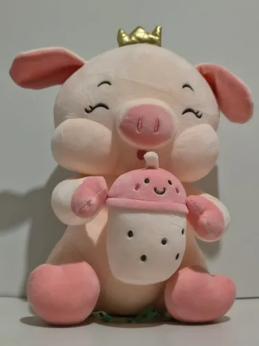 Porquinha Rosa de Pelúcia King
