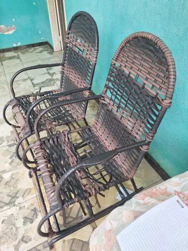 Base de ferro de cadeiras de balanço