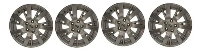 Roda Aro 17 Nissan Sentra Xtrail 2013 5x114,4 Tala 6,5 Jogo  Prateado