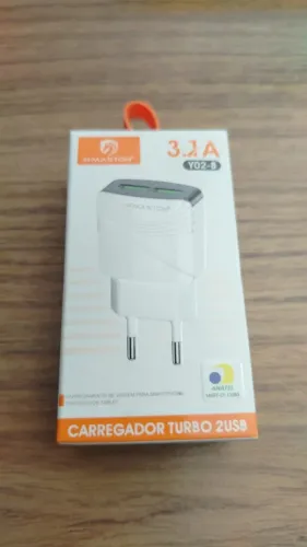 CARREGADOR TURBO USB DUPLO H'MASTON