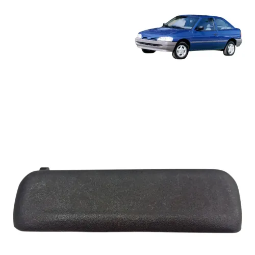 Macaneta Externa Porta Dianteira Lado Direito Escort S 32391 Preto Dianteira