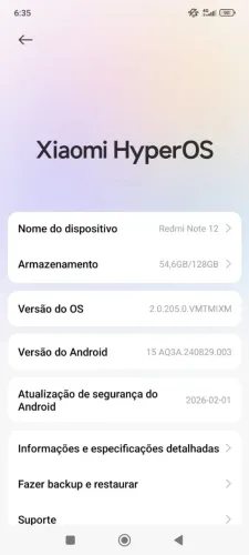 Xiome redmi note 12