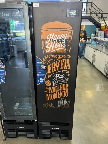 Cervejeira slim 230 litros happy hour Imbera 3 anos de garantia