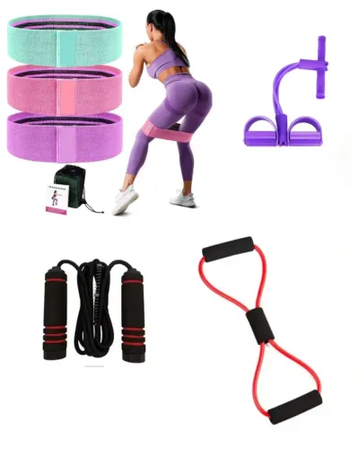 KIT PARA EXERCITAR EM CASA.