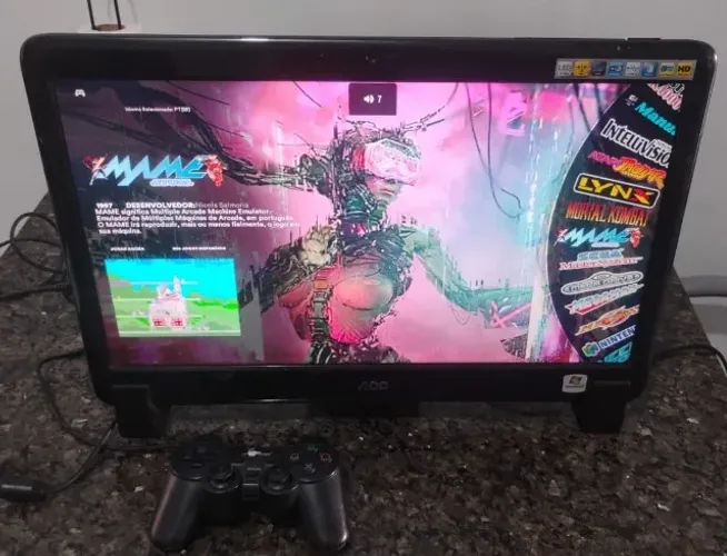 PC all in one com sistema batocera