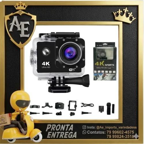 Câmera esporte de ação 