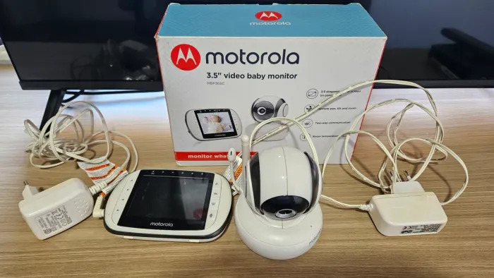 Baba eletrônica Motorola, funciona sem Internet