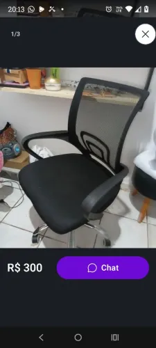 Cadeira de escritório nova
