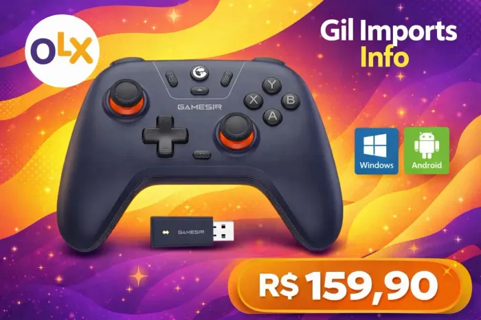 Controle Gamepad GameSir T4 Nova Lite - Wireless - Novo Lacrado