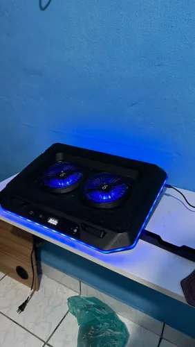 Base Cooler para Notebook Gamer RGB - 2 Ventoinhas
