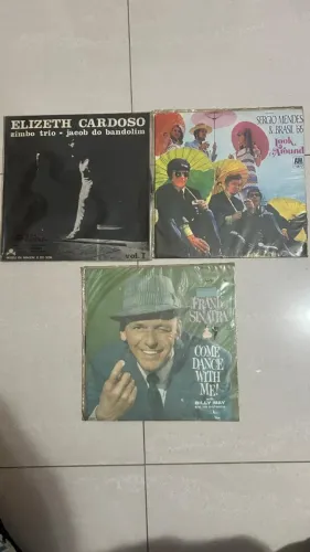 Lote discos de Elizeth Cardoso - Frank Sinatra e Sergio Mendes