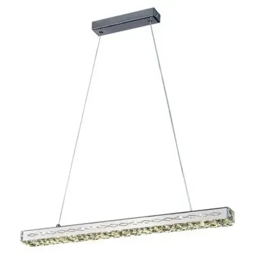 Luminária pendente cristal e led