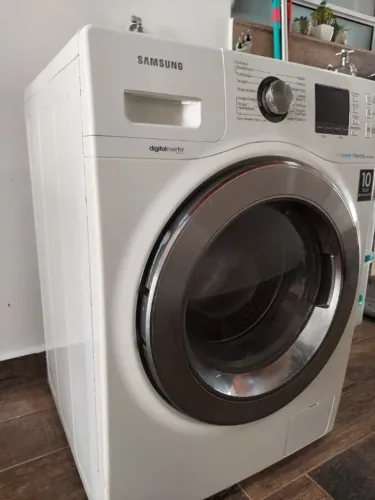 Lava e Seca Samsung EcoBubble 8,5kg - WD856UHSAWQ - Funcionando