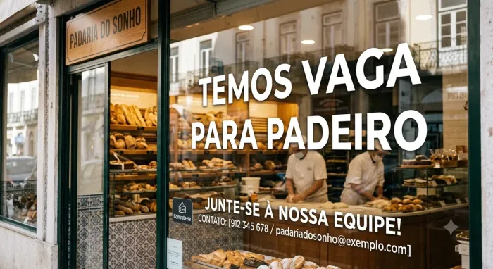 Vaga para padeiro