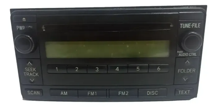 Radio /CD Som Toyota Hilux 2006 Original (Usado)