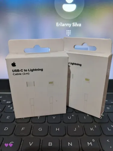 Cabo Apple USB-C para Lightning (1m) - Novo Na Caixa