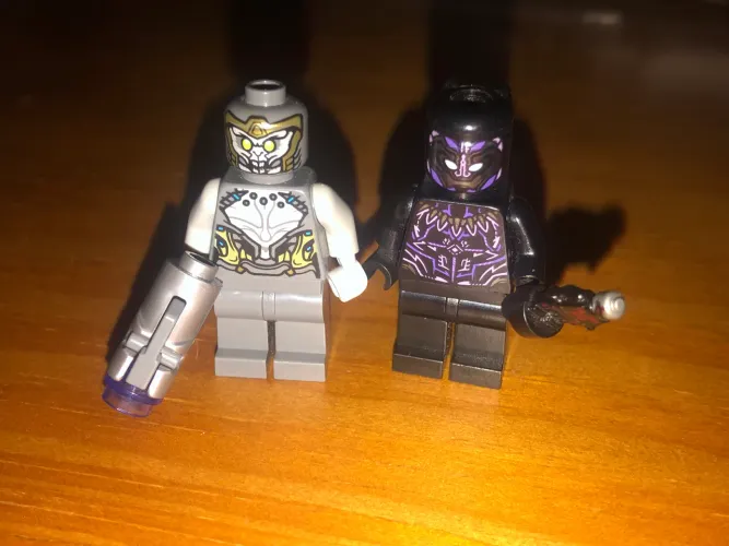 Kit Minifiguras Lego Originais Pantera negra, homem formiga e chitauri endgame 76192